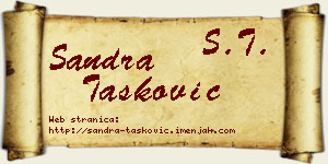 Sandra Tasković vizit kartica